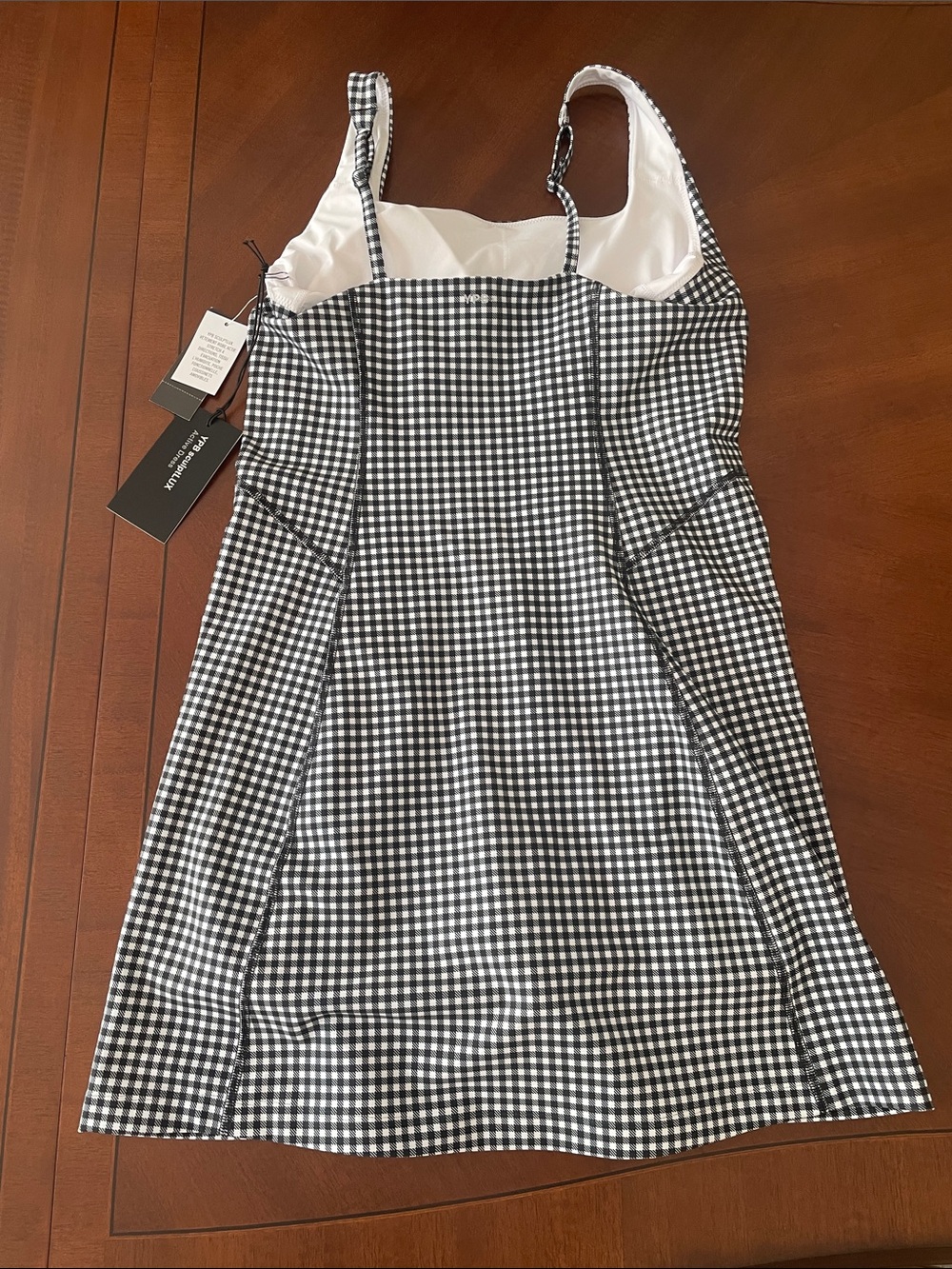 Abercrombie & Fitch YPB Black & White Gingham Active Dress - Picture 4 of 6